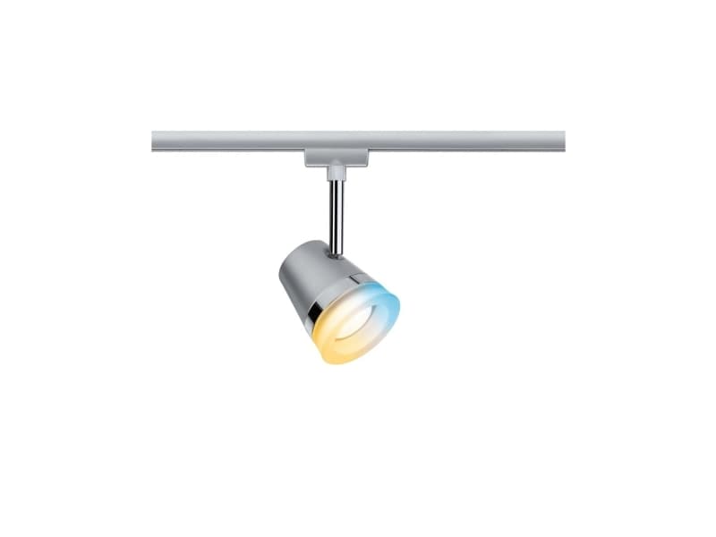Paulmann 95526, Skena för spotlight, GU10, 1 lampor, LED, 6500 K, Krom