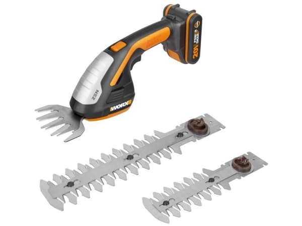 WORX WG801E johdoton pensasleikkuri (120 mm, 200 mm)