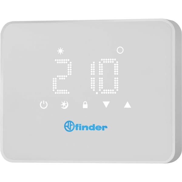 Finder 1T.91.9.003.0000 1T.91.9.003.0000 Rumstermostat Utanpåliggande Dagsprogram 1 st