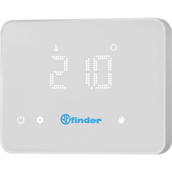 Finder 1C.91.9.003.0W07 1C.91.9.003.0W07 Rumstermostat Utanpåliggande Veckoprogram 1 st