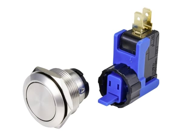 TRU COMPONENTS TC-9201348 Trykknap 250 V 15 A 1 x On/Off Tastende IP65 1 stk