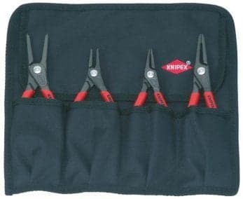Knipex 00 19 57, Låseringtang, 6 cm, Rød, 315 mm, 275 mm, 776 g