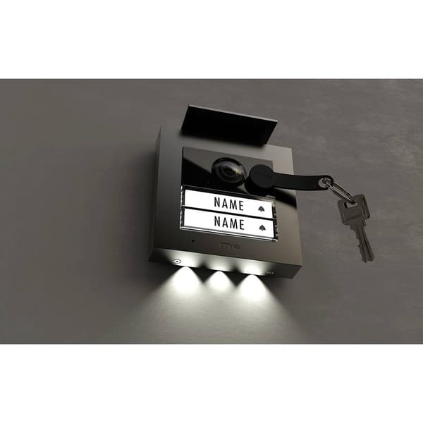 m-e modern-electronics VDV-2020 A Video-porttelefon Sladd, RFID Utomhusenhet Antracit