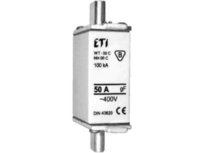Eti-Polam sikringsinnsats NH00C 50A gF 400V (004119204)