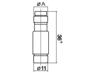 Sikringskobling D01 4A gG 400V AC/250V DC E14 002211002
