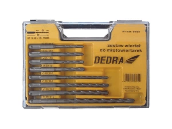 Dedra SDS+ betoniporanterä 5 6 10 8mm (0704)
