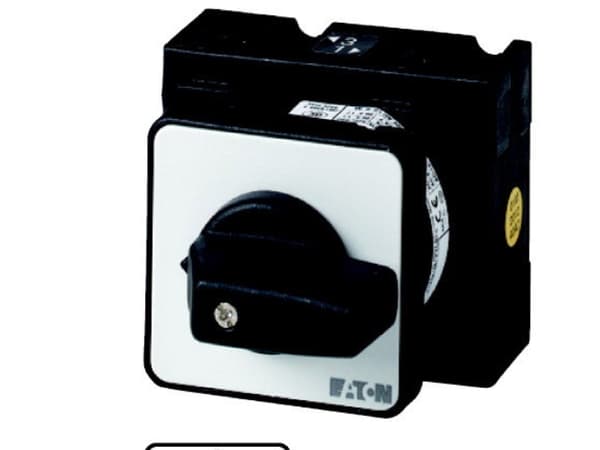 Eaton T3-3-8212/E, Vippströmställare, 3P, Plast, Svart, Metallisk, IP65, 48 mm