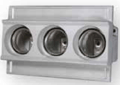 Miniatyrbilde 1 av 3: Sikringsuttak for skinne 3P E27 DII 25A 500V EZN 25/3 002322025