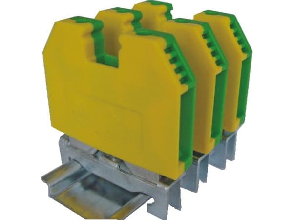 Eti-Polam Protective screw terminal block 6mm2 green and yellow VS 6 PE (003901497)