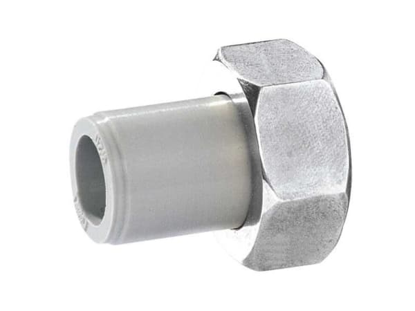 KAN-therm Halvkobling med PP pakning 25x1" 04107125