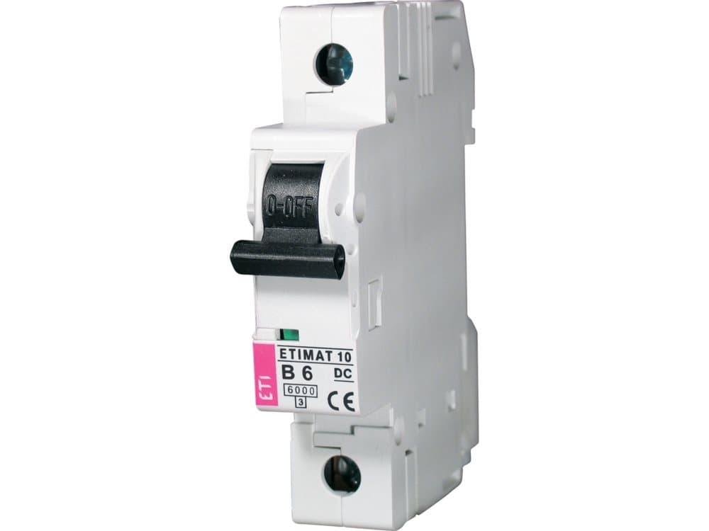 Eti Polam ETI - field Countercurrent switch 1P B 6A 6 kA DC ETIMAT10 (002127712)