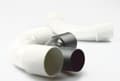 Miniatyrbilde 2 av 4: ELEKTROPLAST Stiv PVC-albue ZK 37 hvit (09.40)