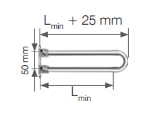 KAN-therm Push messing albue 14x2 med 15mm kobberrør med brakett, kombinert 9014.460