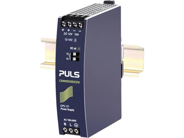 PULS Strømforsyning til DIN-skinne (DIN-rail) 12 V/DC 120 W Indhold 1 stk