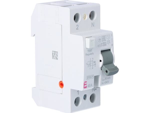 Eti-Polam Residual current circuit breaker 2P 40A 0.03A type AC EFI6-P2 AC 40/0.03 002061252