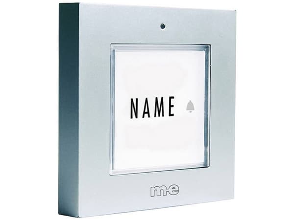 m-e modern-electronics 41272 Trådlös klocka Sender med navneskilt