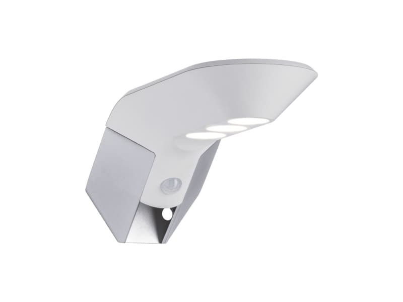 Paulmann 942.51, Väggbelysning för utomhusbruk, Vit, Metall, Plast, IP44, Entré, III