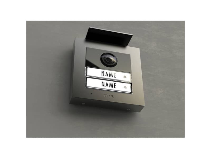 m-e modern-electronics VDV-2020 A Udendørs enhed Video-dørsamtaleanlæg Bredbånd, RFID Antracit