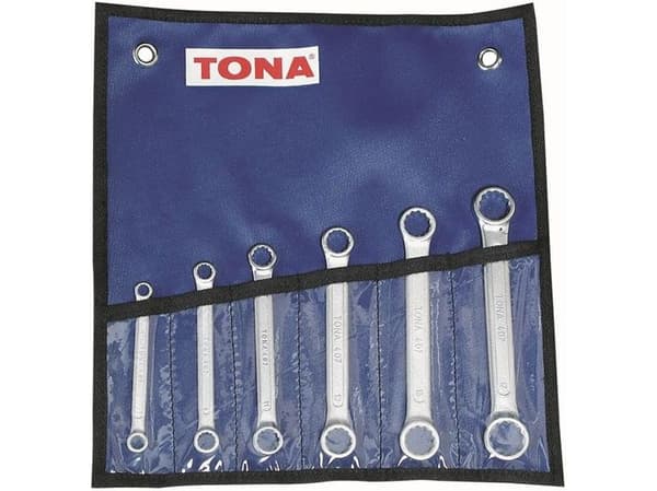 Tona Expert taivutetut rengasavaimet 6 - 17mm 6kpl (408.606)