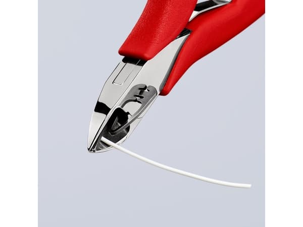 Knipex 77 11 115, Diagonal tang, Stål, Plast, Rød, 115 mm, 70 g
