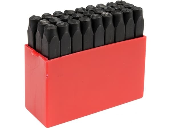 Yato kirjainmerkit A-Z 6mm 27kpl YT-6862 YT-6862