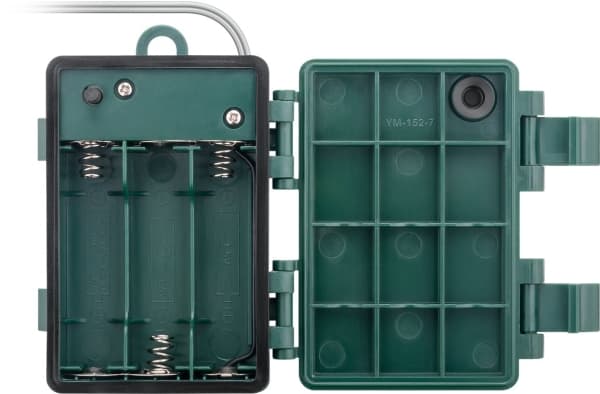 Goobay 57944, Fe lys, Grønn, Sølv, Metall, Polyvinylklorid (PVC), IP44, 50 ampuller, LED