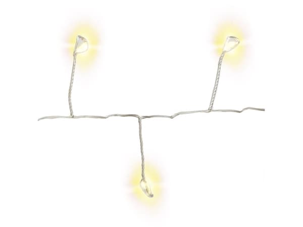 Goobay 57944, Fe lys, Grønn, Sølv, Metall, Polyvinylklorid (PVC), IP44, 50 ampuller, LED