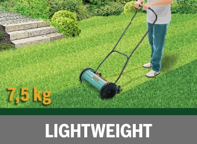 Bosch AHM 38 G, Manuell gressklipper, 200 m², 38 cm, 1,2 cm, 4 cm, Sylinder blader