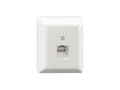 Pikkukuva 1 / 2: Rutenbeck 13411501, RJ-45, 6a, Valkoinen, 65 mm, 26 mm, 8 cm