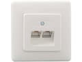 Miniatyrbild 3 av 5: Rutenbeck 13010246, RJ-45, -5 - 50 °C, vit, IP20, 125 V, 1 A