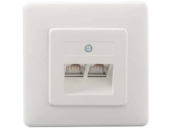 Rutenbeck 13010246, RJ-45, -5 - 50 °C, vit, IP20, 125 V, 1 A