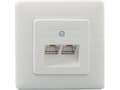 Miniatyrbild 4 av 5: Rutenbeck 13010246, RJ-45, -5 - 50 °C, vit, IP20, 125 V, 1 A
