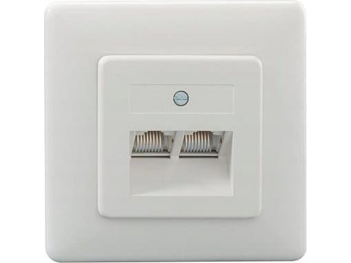 Rutenbeck 13010246, RJ-45, -5 - 50 °C, vit, IP20, 125 V, 1 A