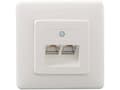 Miniatyrbild 2 av 5: Rutenbeck 13010246, RJ-45, -5 - 50 °C, vit, IP20, 125 V, 1 A