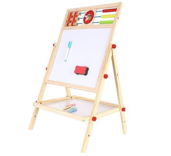 6-i-1 tegnestativ - Whiteboard med Blackboard