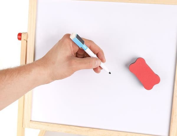 6-i-1 tegnestativ - Whiteboard med Blackboard