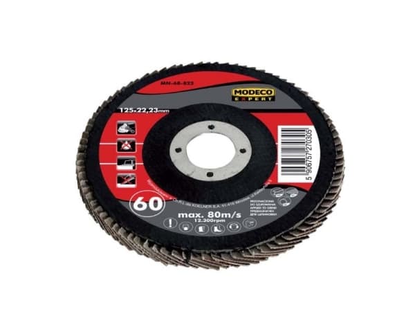 Modeco Convex klaffskive 115mm, korn 60, 10 stk. - MN-68-812