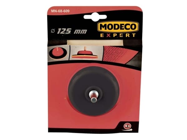 Modeco Slipskiva med foder för slipmaskin och borrmaskin 125mm (MN-68-609)