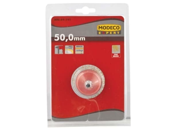 Modeco Trådkoppbørste for kvern 100mm - MN-69-165