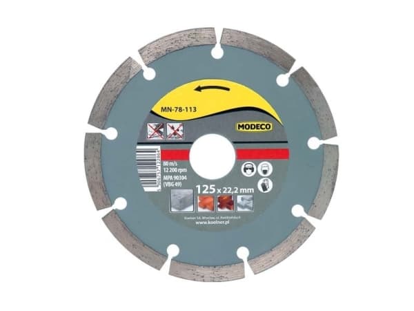 Modeco Segmented diamond grinding wheel URAN 230mm - MN-78-115