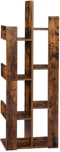 Pikkukuva 5 / 9: Trädformad bokhylla med 8 förvaringsutrymmen , 50 x 25 x 140 cm