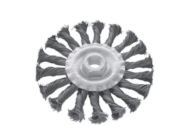Modeco Ståltrådskivebørste for kvern 115mm - MN-69-112
