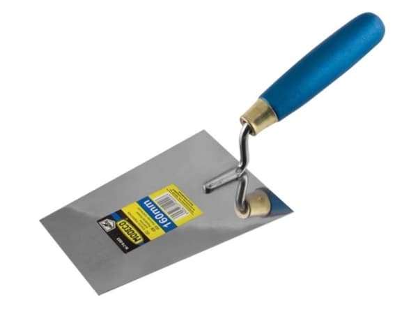 Modeco Trapezoidal stainless steel trowel, 2-point welded 180mm - MN-74-024