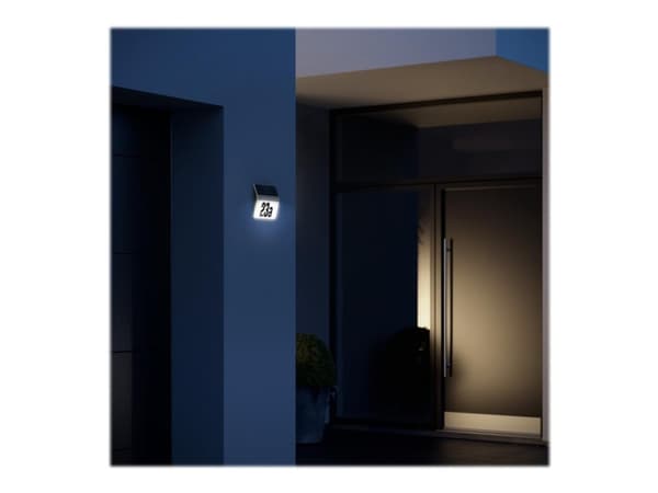 Steinel XSolar LH-N - House number wall lamp - LED - 0.03 W - 4000 K - opal, antrasitt