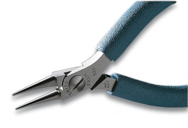 Weller 543E, Rundtång, 2,3 cm, skydd mot elektrostatisk urladdning (ESD), stål, 12 cm, 62 g