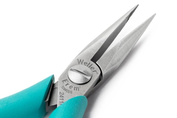 Weller 2411PD, Nesetang, 3,35 cm, Beskyttelse mot elektrostatisk utladning (ESD), Stål, 146 mm, 72 g