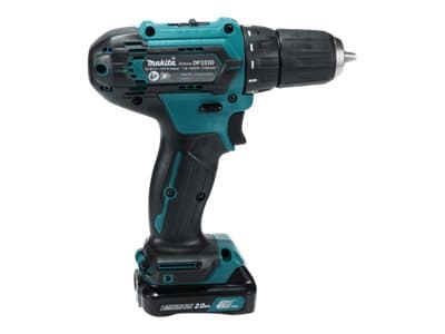 Makita DF333DSAL1 - Borr/drivare - sladdlös - 2 hastigheter - nyckellös chuck 10 mm - 30 N·m - 2 batterier - 12 V