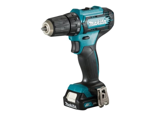 Makita DF333DSAL1 - Borr/drivare - sladdlös - 2 hastigheter - nyckellös chuck 10 mm - 30 N·m - 2 batterier - 12 V