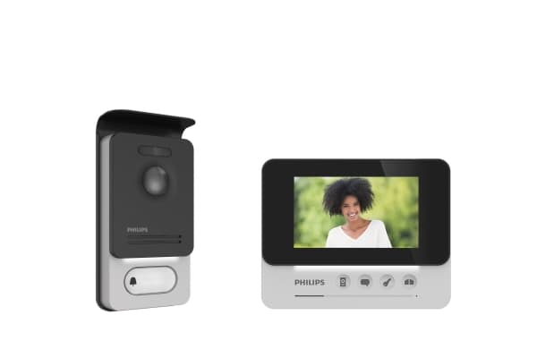 Philips DES9300VDP/29, 10,9 cm (4.3"), LED, 480 x 272 piksler, CMOS, 100°, 70° Sort, Sølv