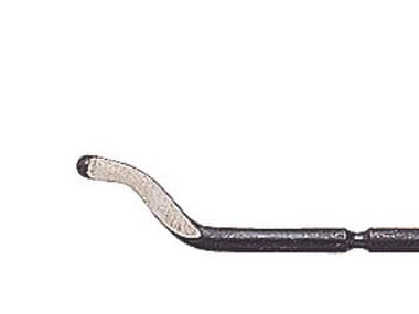 Shaviv E100, afgrater kniv - Lige og hul kanter. Stål, alu, kob. og plast. Tungt belastad